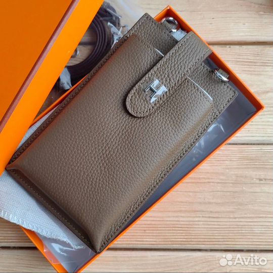 Сумка женская телефон Hermes