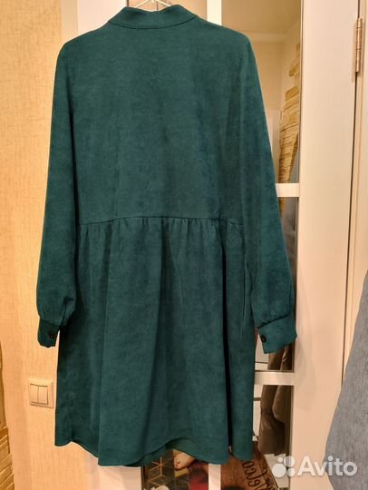 Платье вельветовое теплое женское
