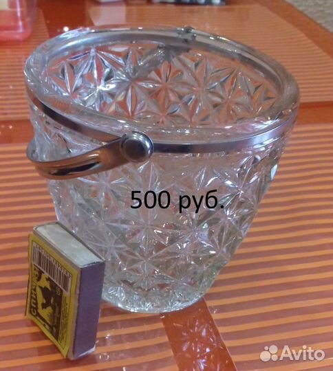 Хрусталь вазы, конфетницы