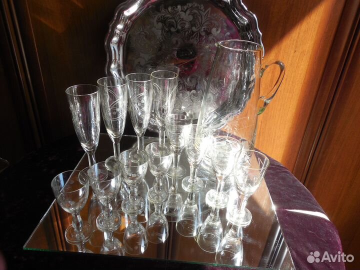 Рюмки советское стекло, винтаж СССР