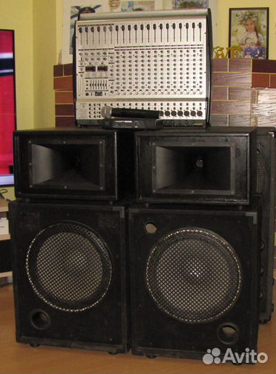 Колонки C-Mark 1100W FA Микшер-усилитель Микрофон