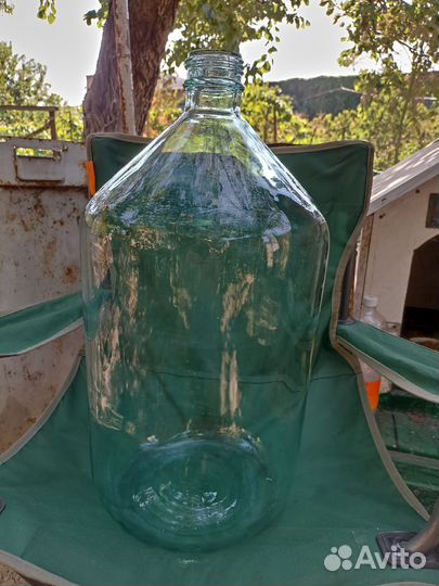 Стеклянный бутыль 25 л