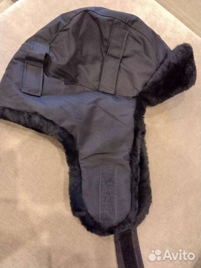 Шапка ушанка с креплениями под каску