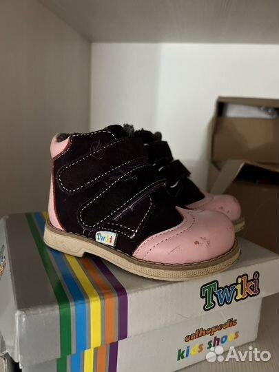 Демисезонные ботинки ортопедические 21