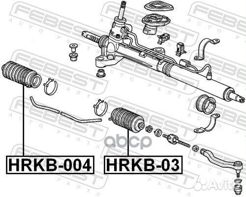 Пыльник рулевой рейки (honda CR-V RD1/RD2 1997