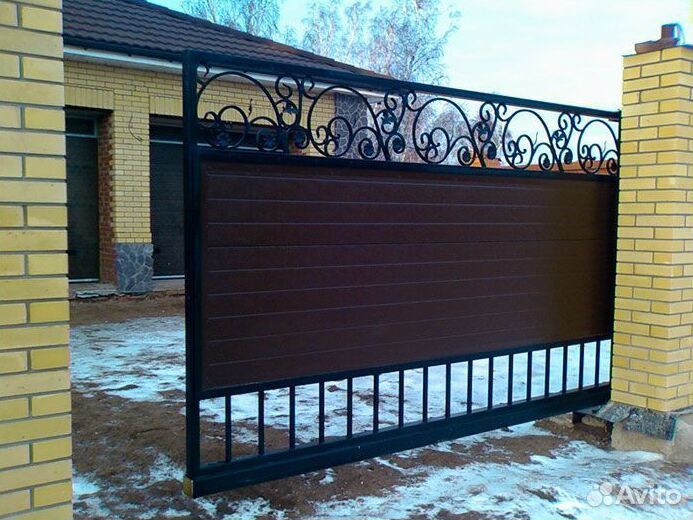 Откатные ворота под ключ