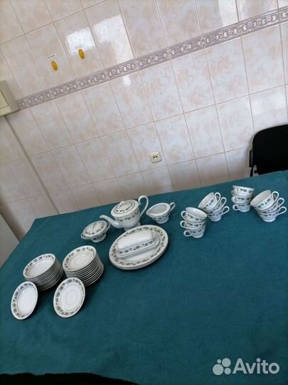 Раритет Япония 60х, сервиз столовый