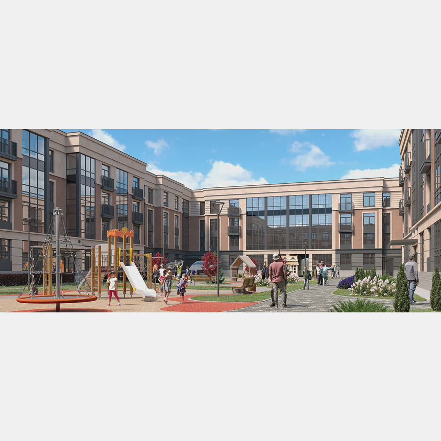 2-к. квартира, 64,8 м², 1/4 эт.