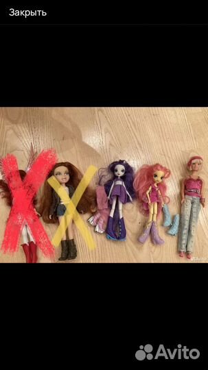Кукла Bratz, my little pony, Barbie, феи