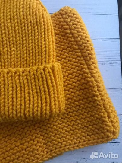 Шапка и снуд женский