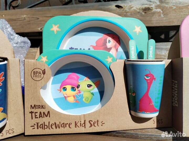 Набор детской посуды moriki doriki 5предметов