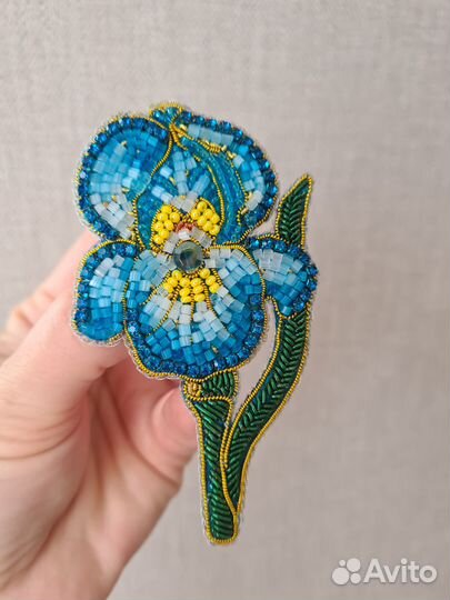 Броши из бисера ручная работа
