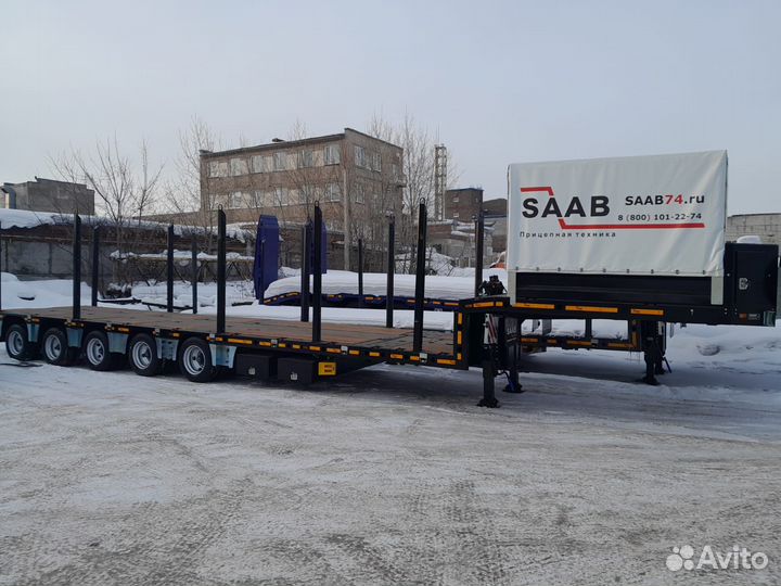 Полуприцеп трал (тяжеловоз) Saab 9894, 2024