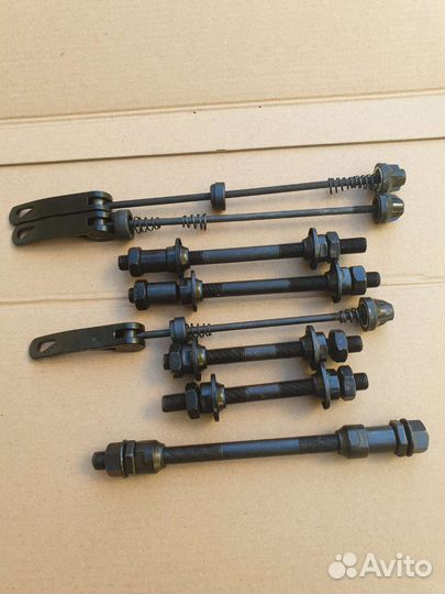 Оси под эксцентрик или гайку, передние или задние