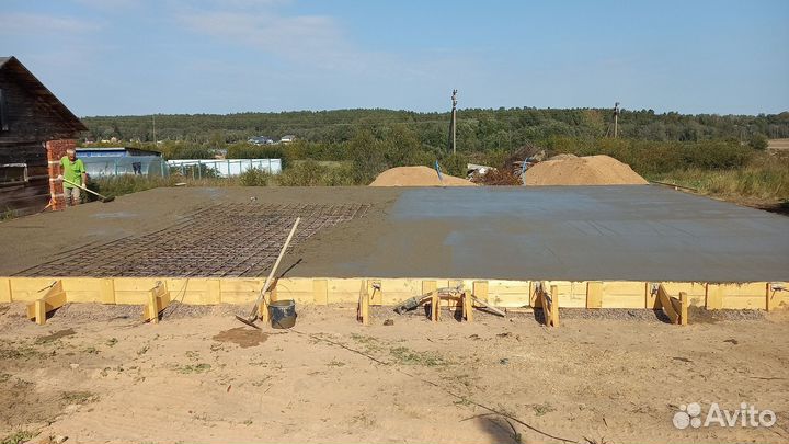 Фундамент плита