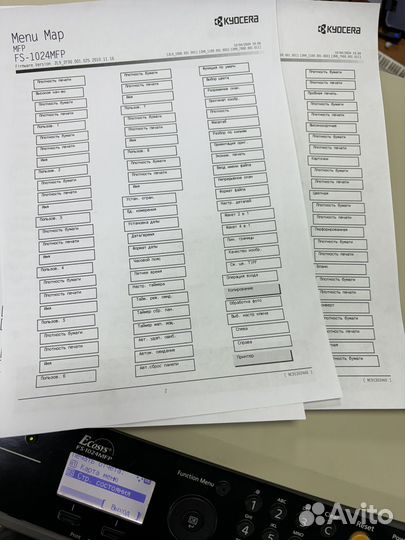Мфу Kyocera fs-1024