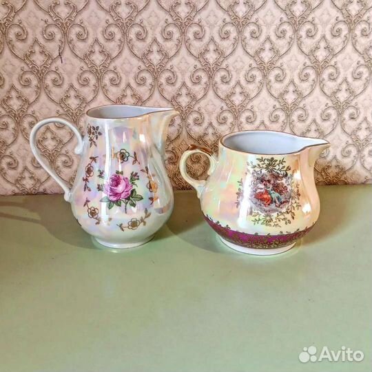 Фарфоровые молочники Мадонна и Роза Германия