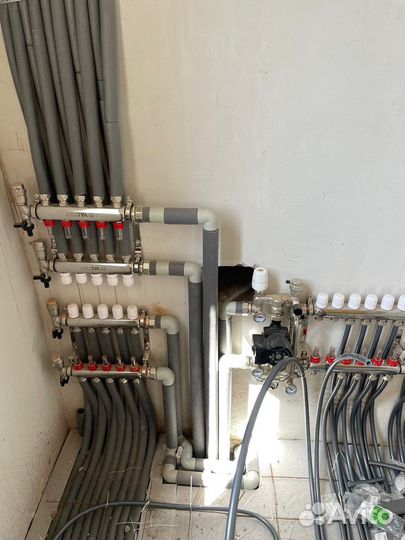 Монтаж отопления,теплого пола,водоснабжения