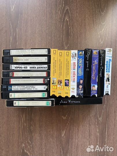 Видеокассеты мультфильмы, фильмы