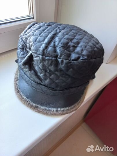 Кожаная кепка