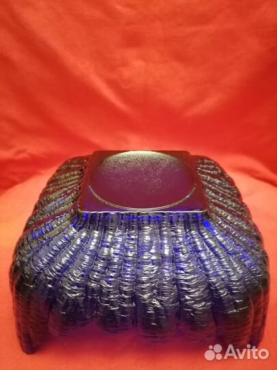 Ваза конфетница сухарница СССР Гусь Хрустальный