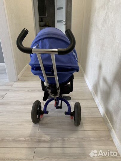 Детский велосипед с родительской ручкой