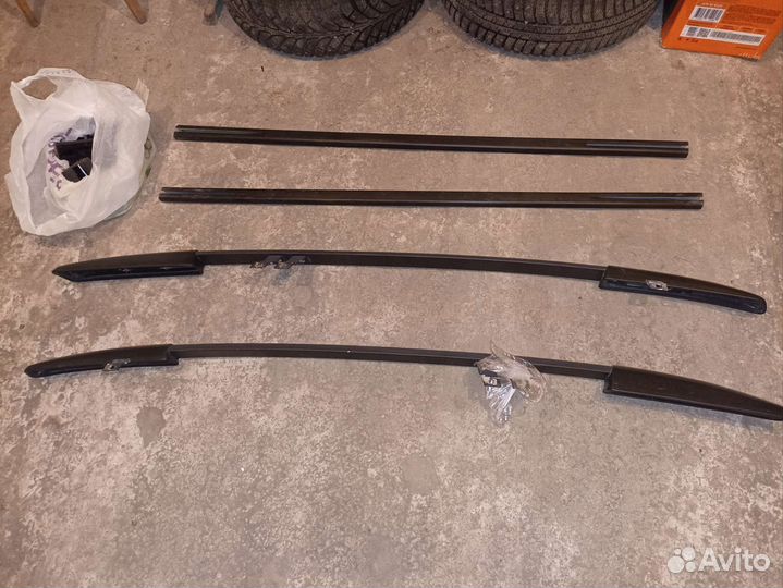 Рейлинги алюминиевые с багажником от Калины 2