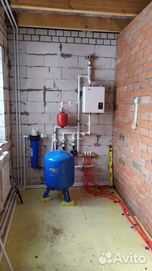 Отопление, монтаж котлов водонагревателей