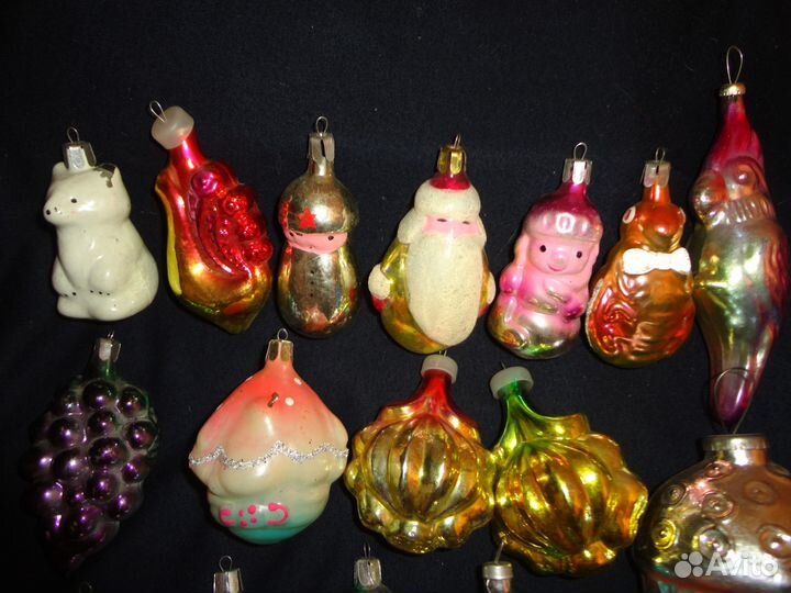 Елочные игрушки СССР