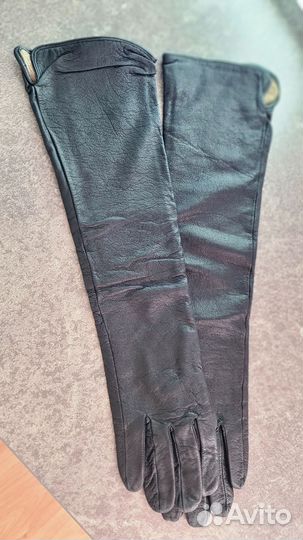 Перчатки женские кожаные размер 7