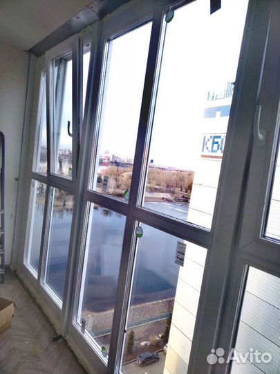 Остекление балконов. Фасадное остекление. Лоджии