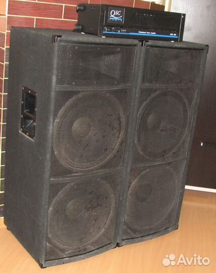 Колонки Eminence 2561W Pro USA 2ш+Power AMP Stereo