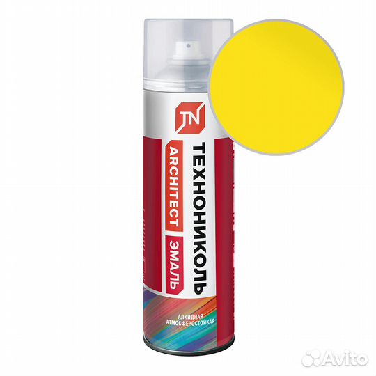 Эмаль алкидная технониколь желтый 1018