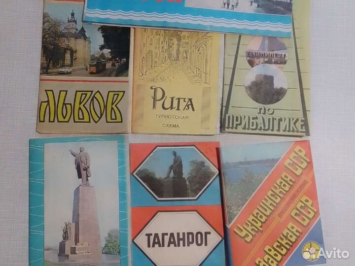 Карты-схемы городов СССР