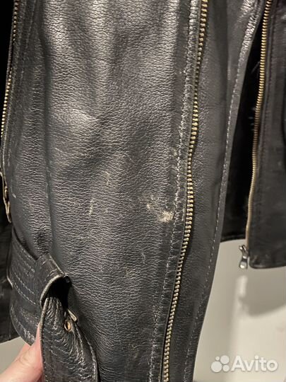 Кожаная косуха мужская