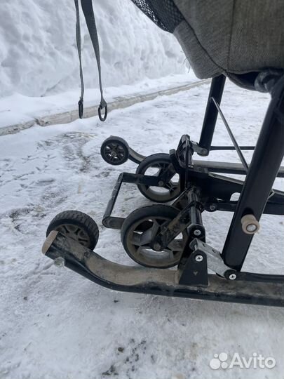 Санки-коляска Nika Ника Детям 7-8/К2