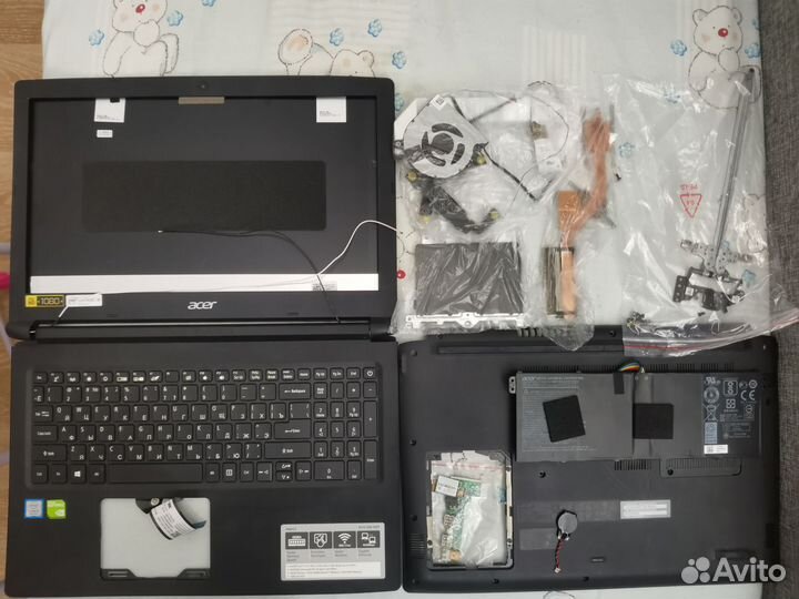 Разбор Acer a315-53g-34zt, Acer ES1-523