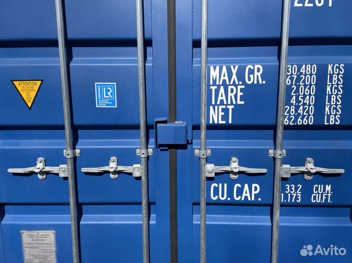 Морской контейнер 10-40 футов ru6230