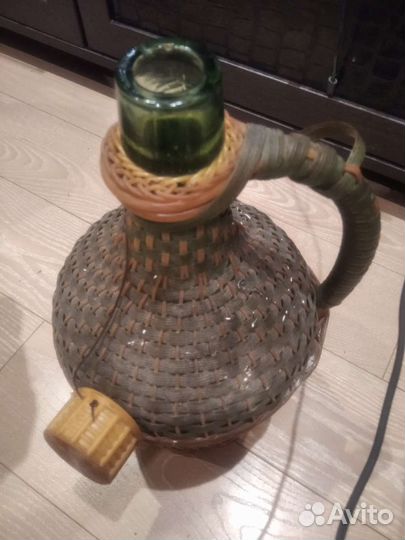 Бутыль в оплетке СССР