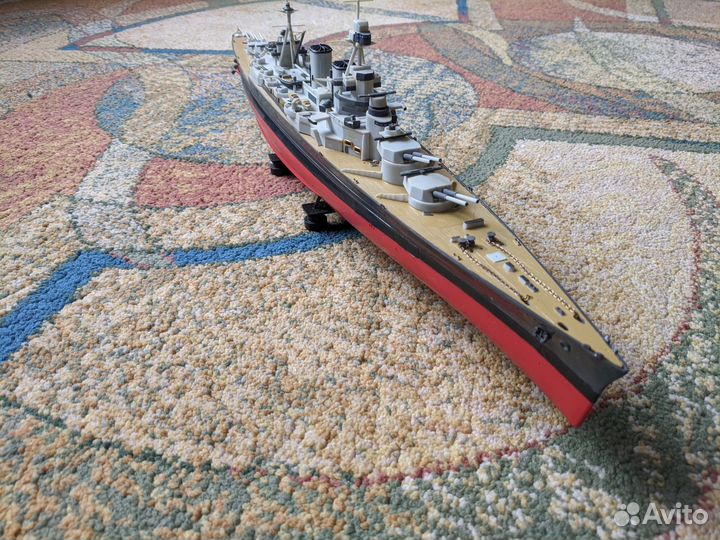 Модель корабля крейсер 1:350 разные 3 шт