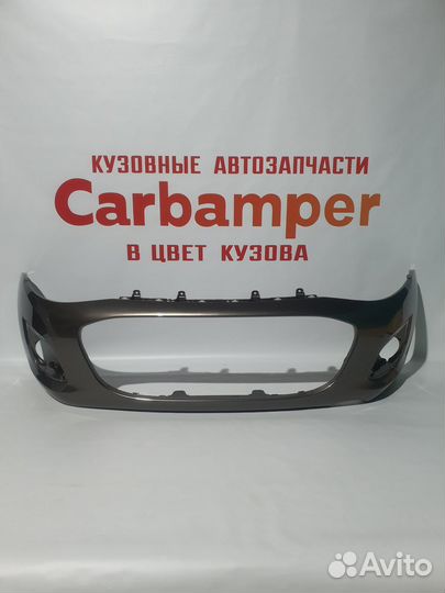 Передний бампер на LADA Kalina 2 кориандр 790