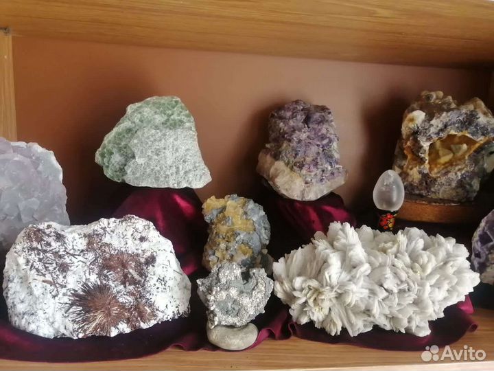 Окаменелости. Минералы. Септарии. Шары из камня