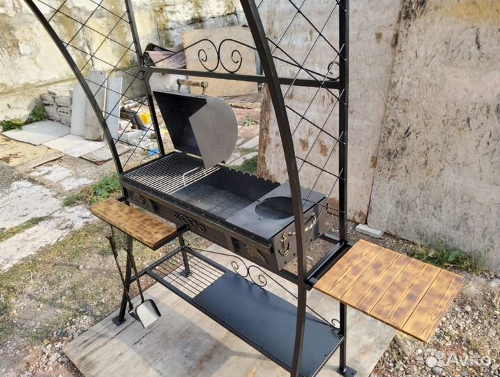 Зона барбекю Очаг под казан мангал гриль