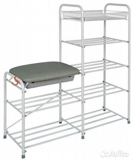 Обувница, этажерка, подставка под обувь с сиденьем