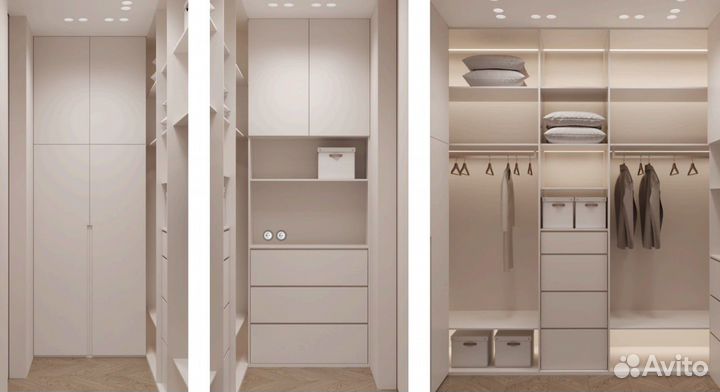 Гардеробная на заказ шкафы мебель в гардеробную