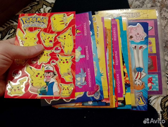 Pokemon (покемон) наклейки