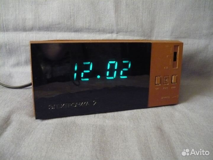 Будильник Слава СССР и Электроника - 2 СССР
