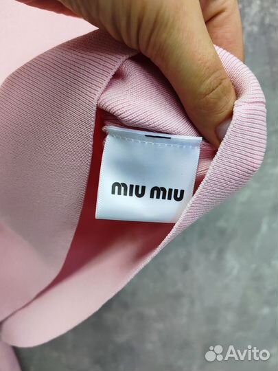 Костюм двойка топ и юбка miu miu