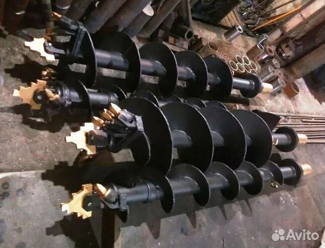 Шнеки буровые d180 мм 1500 мм