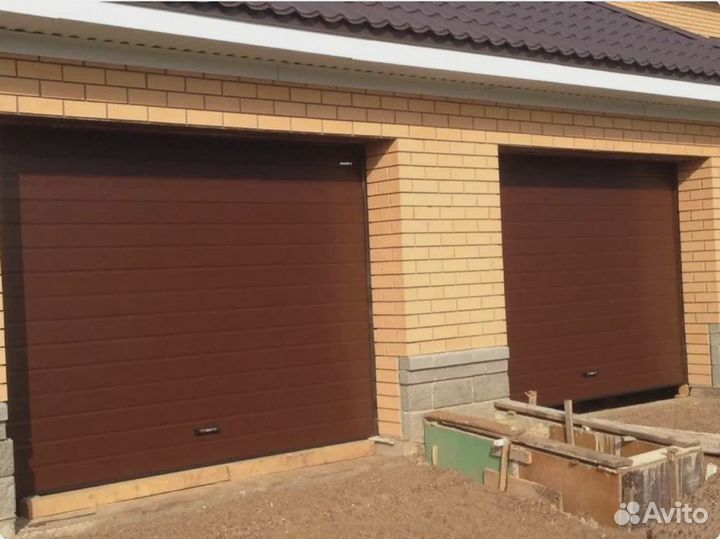 Автоматические гаражные секционные ворота